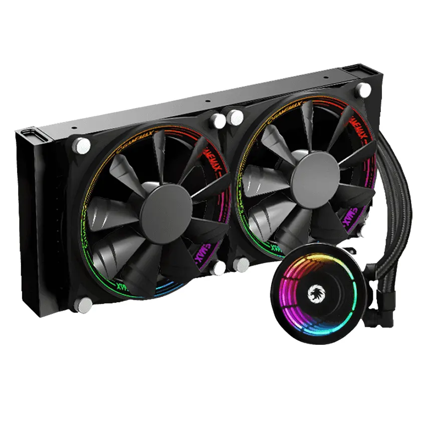 Refrigerador Líquido para CPU GameMax Ice Chill 240 ARGB AIO, Water Cooler, Intel LGA1200/1151/1150, AMD AM4 Refrigerador Líquido para CPU GameMax Ice Chill 240 ARGB AIO, Water Cooler, Intel LGA1200/1151/1150, AMD AM4