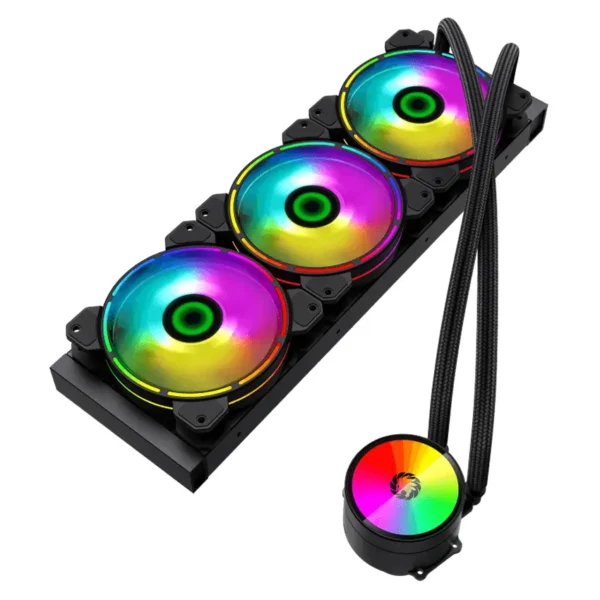 Refrigerador Líquido para CPU GameMax Ice Chill 360 ARGB AIO, Water Cooler, Intel LGA1200/1151/1150, AMD AM4