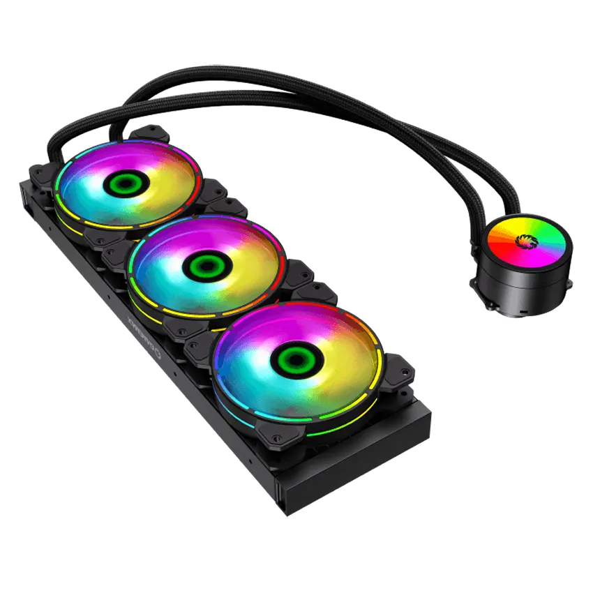 Refrigerador Líquido para CPU GameMax Ice Chill 360 ARGB AIO, Water Cooler, Intel LGA1200/1151/1150, AMD AM4 Refrigerador Líquido para CPU GameMax Ice Chill 360 ARGB AIO, Water Cooler, Intel LGA1200/1151/1150, AMD AM4