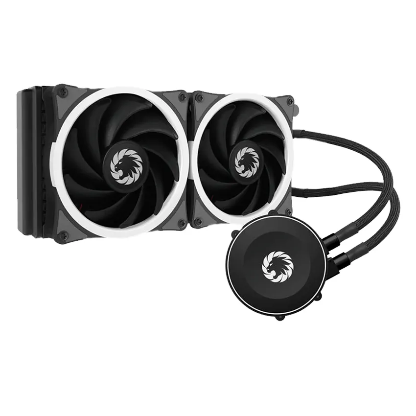 Refrigerador Líquido para CPU GameMax Iceberg 240 Rainbow, Water Cooler, Intel LGA1200/1151/1150, AMD AM4