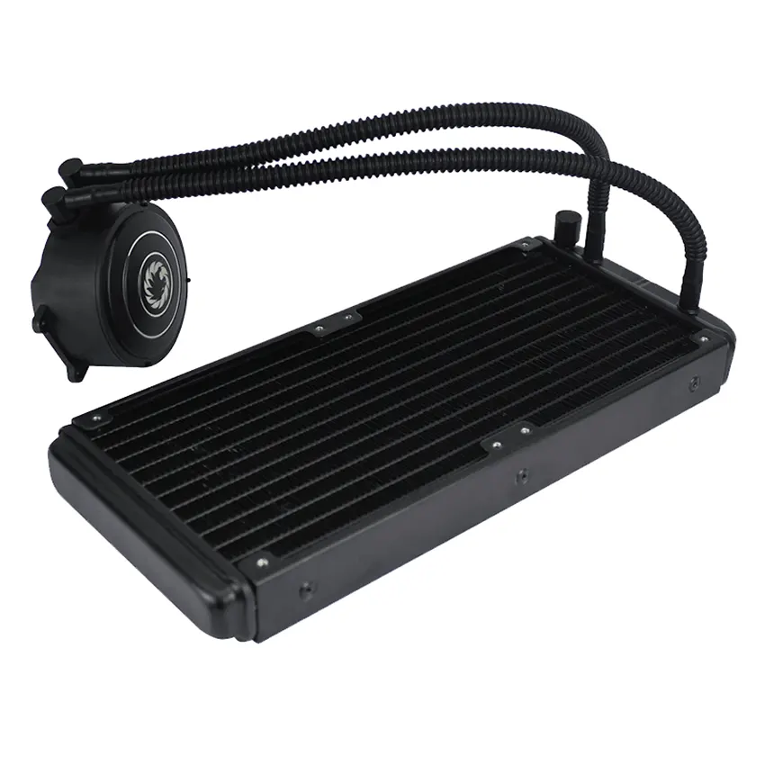 Refrigerador Líquido para CPU GameMax Iceberg 240 Rainbow, Water Cooler, Intel LGA1200/1151/1150, AMD AM4