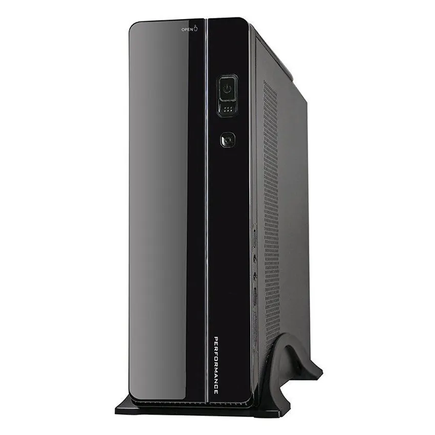 Gabinete Kit CX Performance 5836 Slim, Micro ATX, Con Fuente 600W, Teclado USB y Mouse USB, Negro