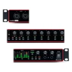 Interfaz de Audio USB Focusrite Scarlett 18i20 con MIDI (3ª generación)