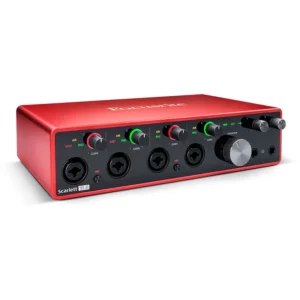 Interfaz de Audio USB Focusrite Scarlett 18i8 con MIDI (3ª generación)