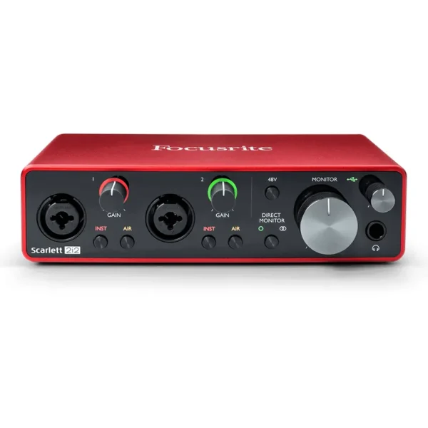 Interfaz de Audio USB Focusrite Scarlett 2i2 (3ª generación)