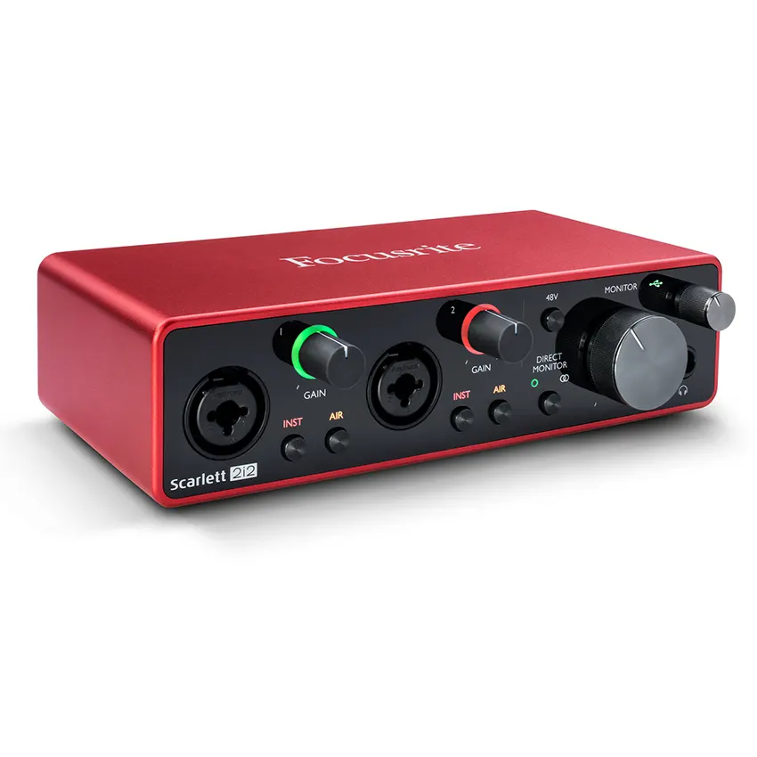 Interfaz de Audio USB Focusrite Scarlett 2i2 (3ª generación) Interfaz de Audio USB Focusrite Scarlett 2i2 (3ª generación)