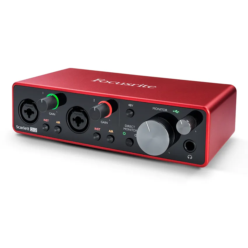 Interfaz de Audio USB Focusrite Scarlett 2i2 (3ª generación) Interfaz de Audio USB Focusrite Scarlett 2i2 (3ª generación)