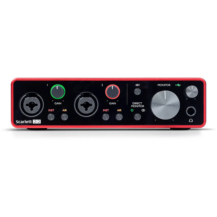Interfaz de Audio USB Focusrite Scarlett 2i2 (3ª generación) Interfaz de Audio USB Focusrite Scarlett 2i2 (3ª generación)