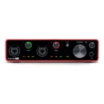Interfaz de Audio USB Focusrite Scarlett 4i4 con MIDI (3ª generación)