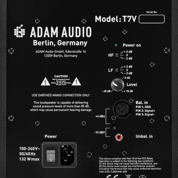 Monitor de Estudio Adam Audio T7V