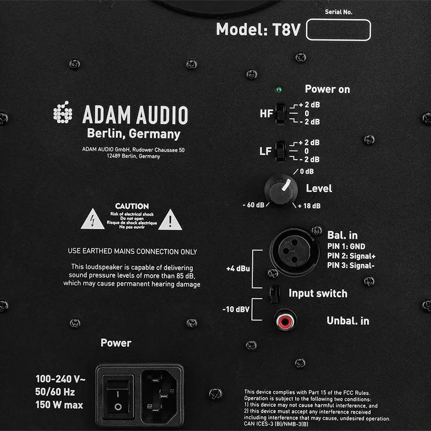 Monitor de Estudio Adam Audio T8V Monitor de Estudio Adam Audio T8V