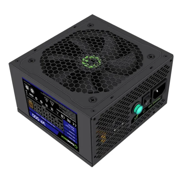 Fuente de alimentación GameMax VP-500, 500W, 80 PLUS Bronze