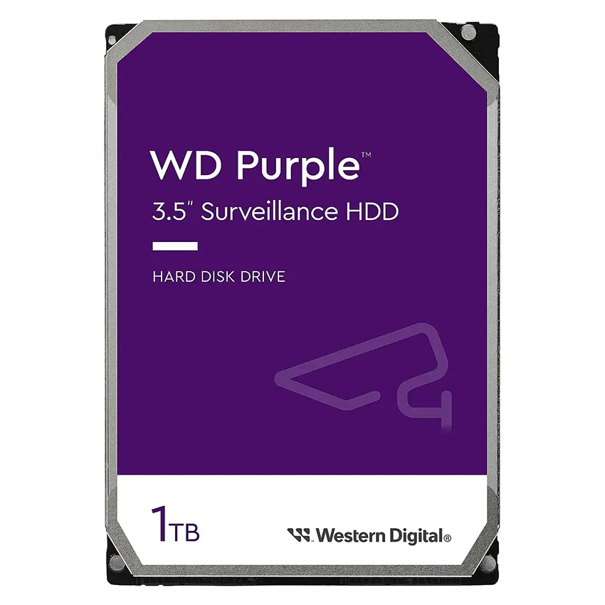Disco Interno Western Digital Purple 1TB SATA3 5400rpm 64MB Cache 3.5"