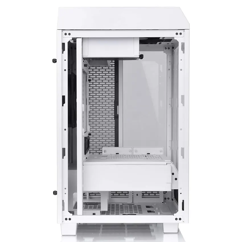 Mini Gabinete Thermaltake The Tower 100, Mini-ITX, Sin Fuente, Vidrio Templado, 2 Fan 12 cm, Blanco Mini Gabinete Thermaltake The Tower 100, Mini-ITX, Sin Fuente, Vidrio Templado, 2 Fan 12 cm, Blanco