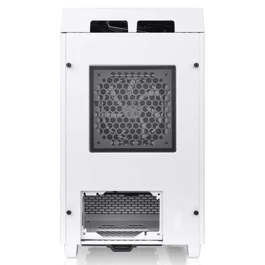 Mini Gabinete Thermaltake The Tower 100, Mini-ITX, Sin Fuente, Vidrio Templado, 2 Fan 12 cm, Blanco Mini Gabinete Thermaltake The Tower 100, Mini-ITX, Sin Fuente, Vidrio Templado, 2 Fan 12 cm, Blanco