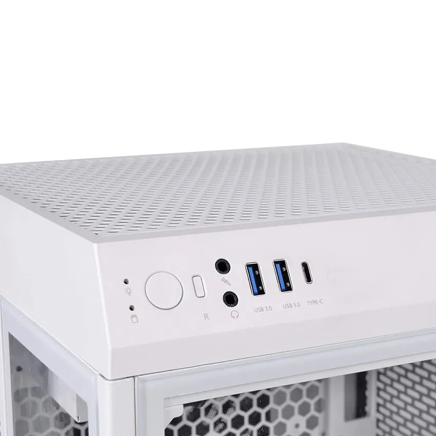 Mini Gabinete Thermaltake The Tower 100, Mini-ITX, Sin Fuente, Vidrio Templado, 2 Fan 12 cm, Blanco Mini Gabinete Thermaltake The Tower 100, Mini-ITX, Sin Fuente, Vidrio Templado, 2 Fan 12 cm, Blanco