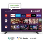 Smart TV Philips Serie 6900, 43", 1920x1080, Full HD, HDR, HDMI, Android