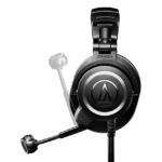 Auriculares Audio-Technica ATH-M50xSTS StreamSet con conectores XLR y de mini-plug de 3,5 mm (Negro)