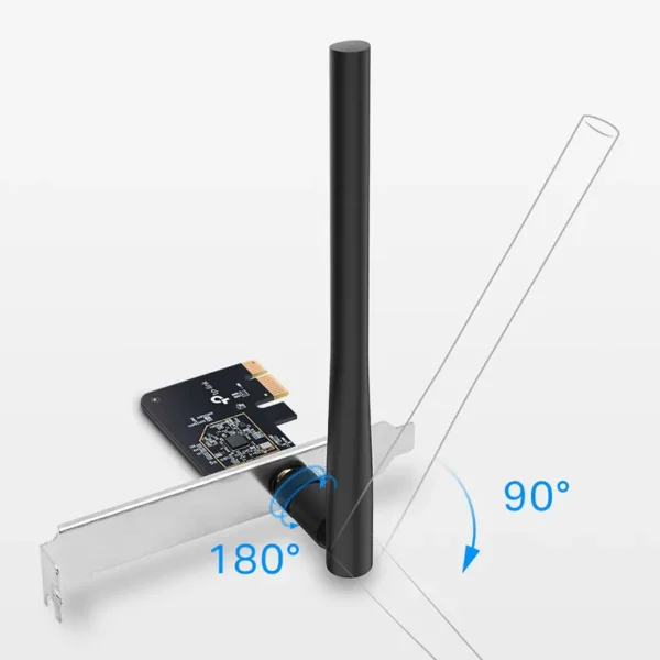 Adaptador PCI Express Wi-Fi TP-Link T2E, AC600, Doble Banda