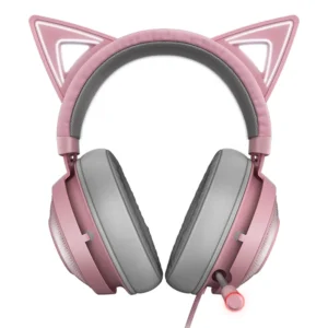 Auriculares Razer Kraken Kitty Edition, Gamer, USB, Rosa