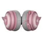 Auriculares Razer Kraken Kitty Edition, Gamer, USB, Rosa