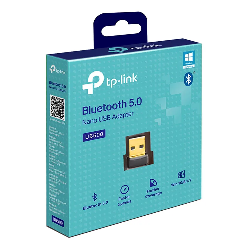 Adaptador Bluetooth TP-Link UB500, Nano USB, BT 5.0 Adaptador Bluetooth TP-Link UB500, Nano USB, BT 5.0