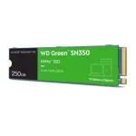 Disco SSD Western Digital Green SN350 NVMe 250GB, 3D NAND TLC, PCIe Gen3x4, M.2 2280