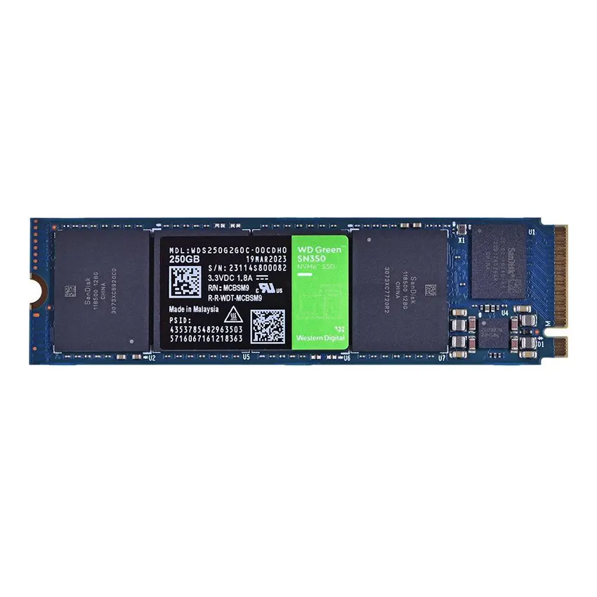 Disco SSD Western Digital Green SN350 NVMe 250GB, 3D NAND TLC, PCIe Gen3x4, M.2 2280 Disco SSD Western Digital Green SN350 NVMe 250GB, 3D NAND TLC, PCIe Gen3x4, M.2 2280