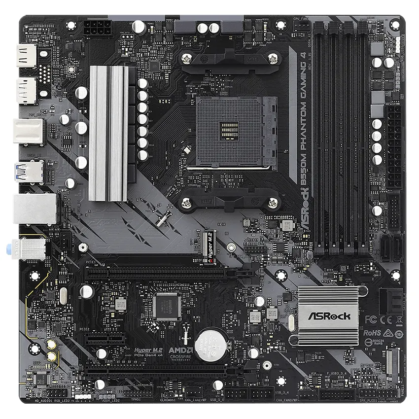 Motherboard ASRock B550M Phantom Gaming 4, Socket AM4 Motherboard ASRock B550M Phantom Gaming 4, Socket AM4