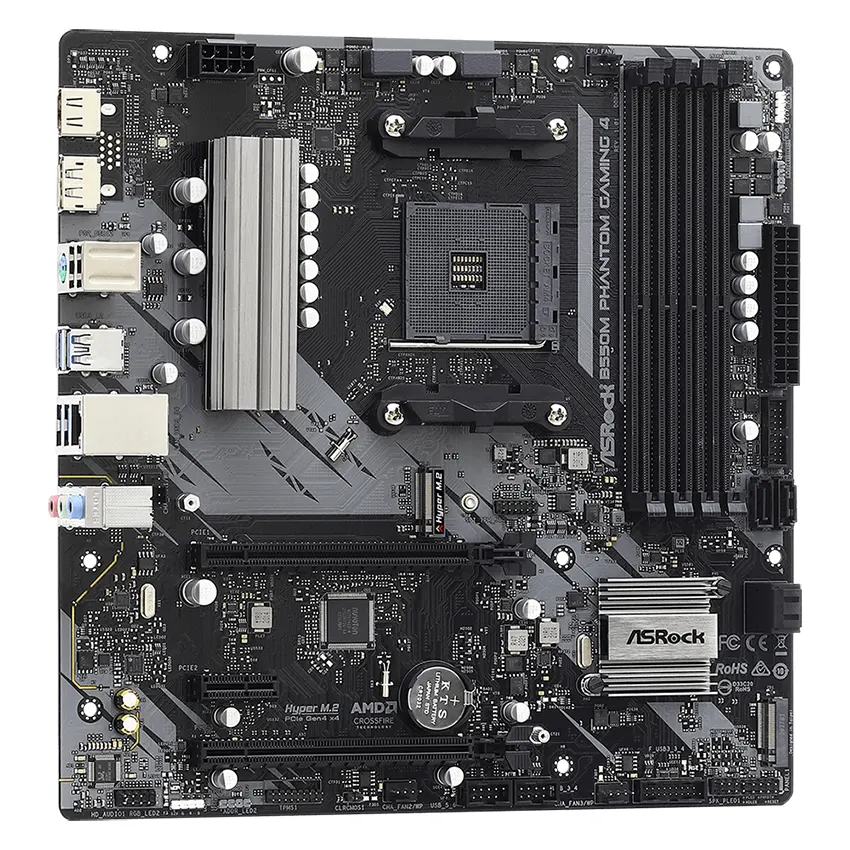 Motherboard ASRock B550M Phantom Gaming 4, Socket AM4 Motherboard ASRock B550M Phantom Gaming 4, Socket AM4