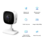 Camara de Seguridad Wi-Fi TP-Link Tapo C100, 1080p, Visión nocturna, Interior