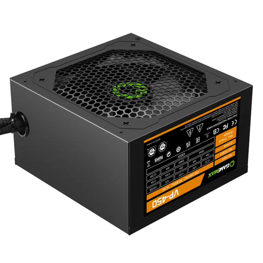 Fuente de alimentación GameMax VP-450, 450W, 80 PLUS Bronze