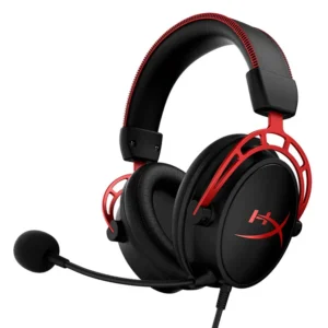 Auriculares HyperX Cloud Alpha, Gamer, Mini Plug 3.5mm, Negro/Rojo