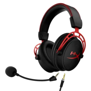 Auriculares HyperX Cloud Alpha, Gamer, Mini Plug 3.5mm, Negro/Rojo