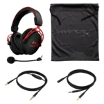 Auriculares HyperX Cloud Alpha, Gamer, Mini Plug 3.5mm, Negro/Rojo