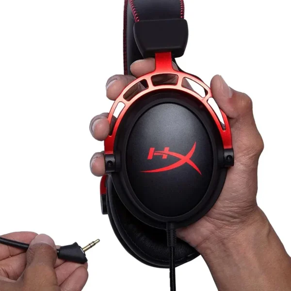 Auriculares HyperX Cloud Alpha, Gamer, Mini Plug 3.5mm, Negro/Rojo