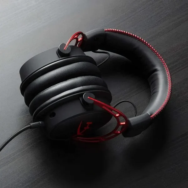 Auriculares HyperX Cloud Alpha, Gamer, Mini Plug 3.5mm, Negro/Rojo