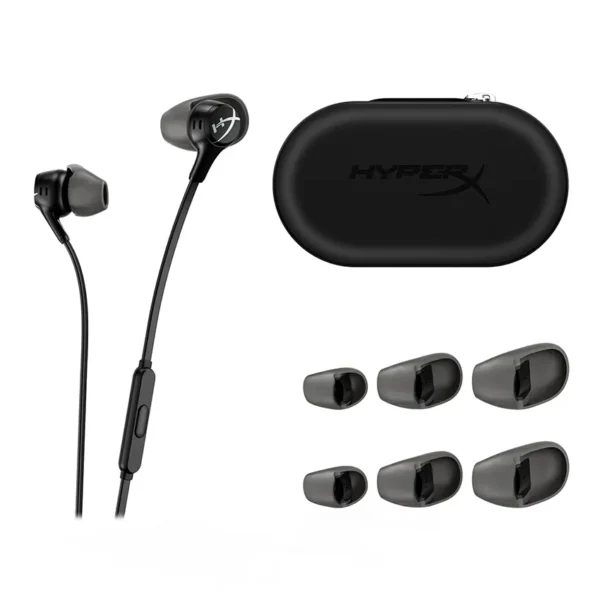 Auriculares HyperX Cloud Earbuds II, Gamer, Mini Plug 3.5mm