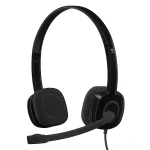 Auriculares Logitech H151, Mini Plug 3.5mm, Negro