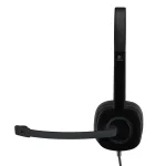 Auriculares Logitech H151, Mini Plug 3.5mm, Negro
