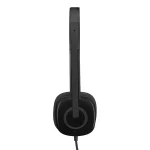 Auriculares Logitech H151, Mini Plug 3.5mm, Negro