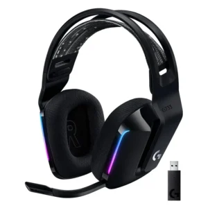 Auriculares Inalámbricos Logitech G G733, Gamer, LIGHTSPEED, Negro