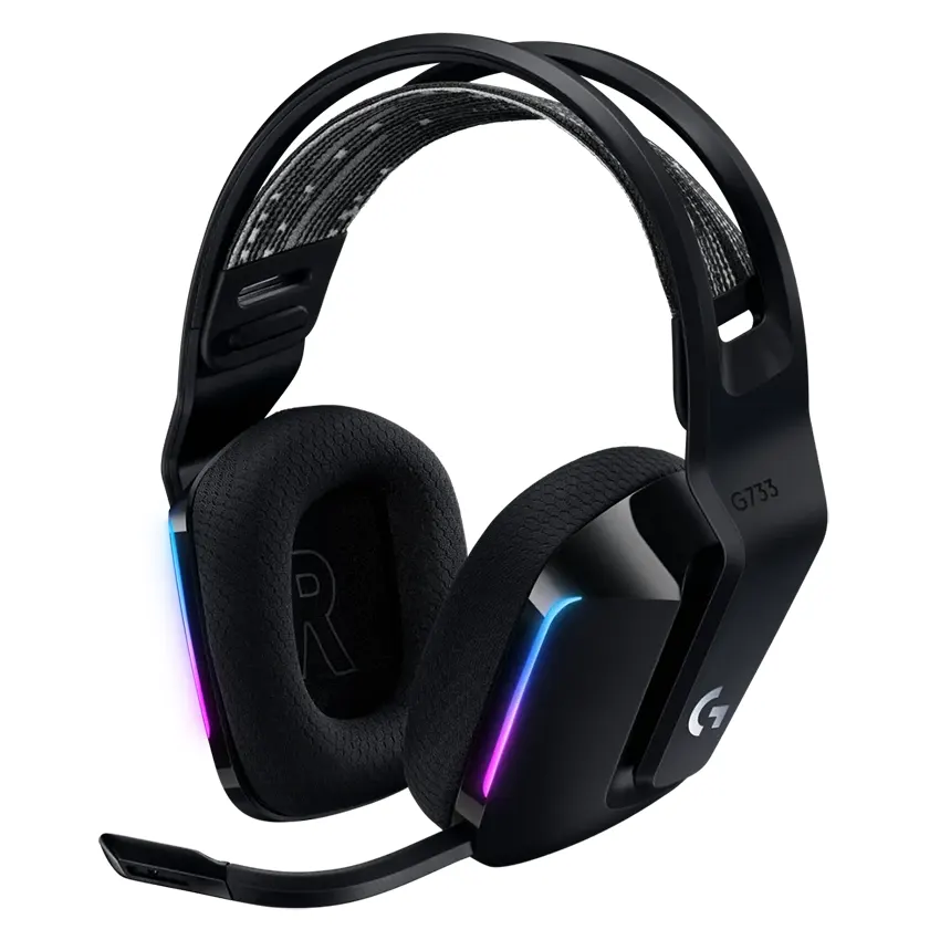 Auriculares Inalámbricos Logitech G G733, Gamer, LIGHTSPEED, Negro Auriculares Inalámbricos Logitech G G733, Gamer, LIGHTSPEED, Negro