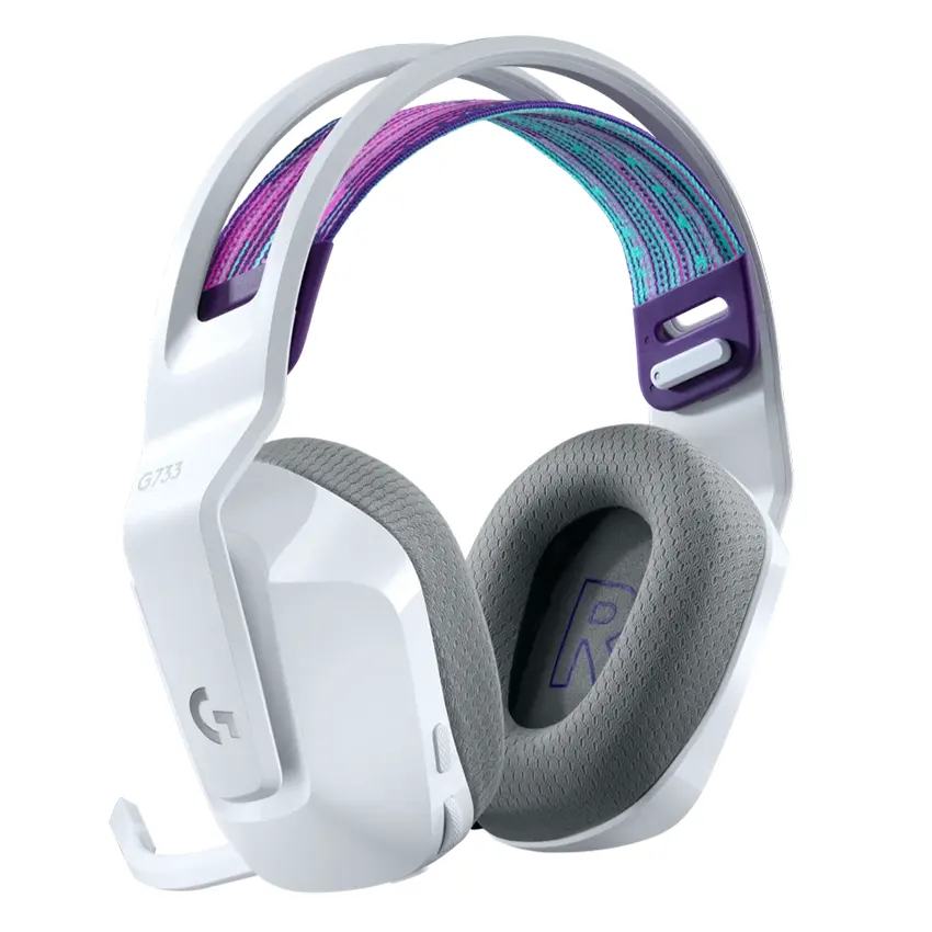 Auriculares Inalámbricos Logitech G G733, Gamer, LIGHTSPEED, Blanco Auriculares Inalámbricos Logitech G G733, Gamer, LIGHTSPEED, Blanco
