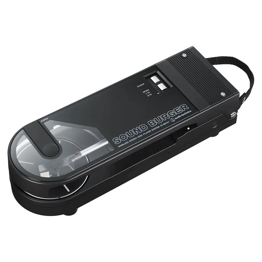 Bandeja Giradiscos Portátil Audio-Technica Sound Burger AT-SB727-BK con Bluetooth (Negra) Bandeja Giradiscos Portátil Audio-Technica Sound Burger AT-SB727-BK con Bluetooth (Negra)