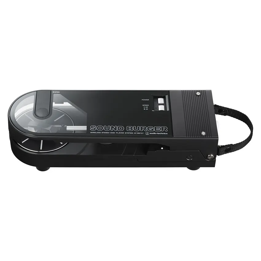 Bandeja Giradiscos Portátil Audio-Technica Sound Burger AT-SB727-BK con Bluetooth (Negra) Bandeja Giradiscos Portátil Audio-Technica Sound Burger AT-SB727-BK con Bluetooth (Negra)