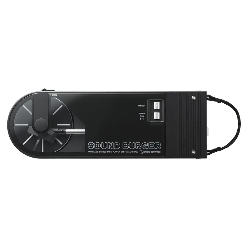 Bandeja Giradiscos Portátil Audio-Technica Sound Burger AT-SB727-BK con Bluetooth (Negra) Bandeja Giradiscos Portátil Audio-Technica Sound Burger AT-SB727-BK con Bluetooth (Negra)