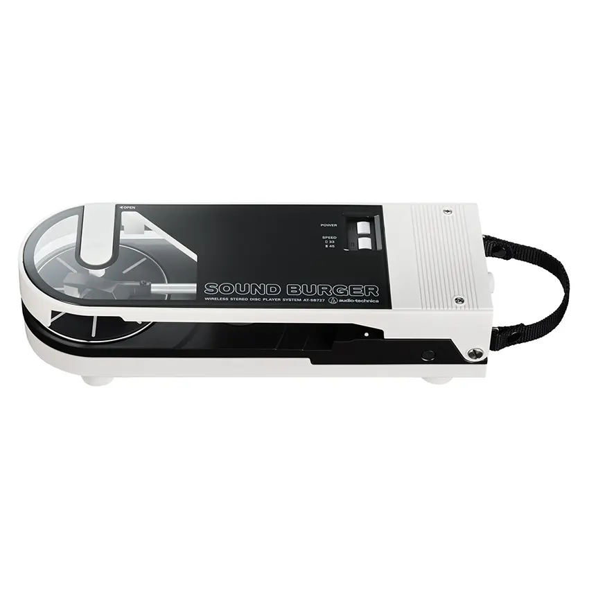 Bandeja Giradiscos Portátil Audio-Technica Sound Burger AT-SB727-WH con Bluetooth (Blanca) Bandeja Giradiscos Portátil Audio-Technica Sound Burger AT-SB727-WH con Bluetooth (Blanca)
