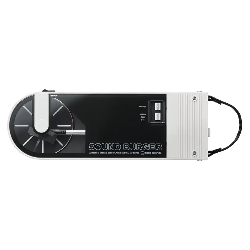 Bandeja Giradiscos Portátil Audio-Technica Sound Burger AT-SB727-WH con Bluetooth (Blanca) Bandeja Giradiscos Portátil Audio-Technica Sound Burger AT-SB727-WH con Bluetooth (Blanca)