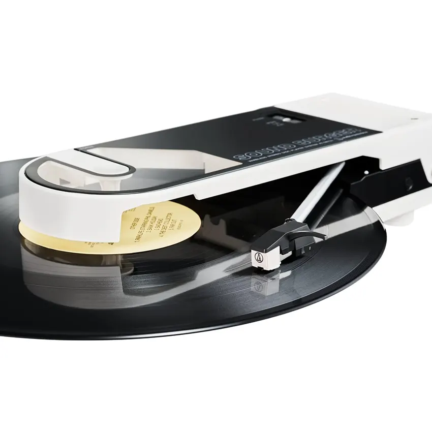Bandeja Giradiscos Portátil Audio-Technica Sound Burger AT-SB727-WH con Bluetooth (Blanca) Bandeja Giradiscos Portátil Audio-Technica Sound Burger AT-SB727-WH con Bluetooth (Blanca)